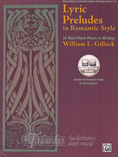 Lyric Preludes in Romantic Style (Book/Online Audio)